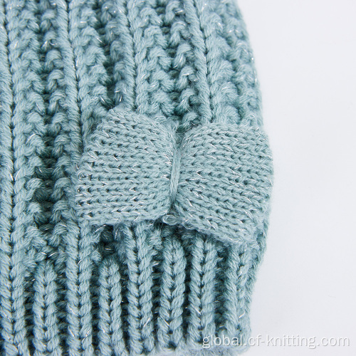 Custom Made Knitted Hat customized knitted hat for Child Manufactory